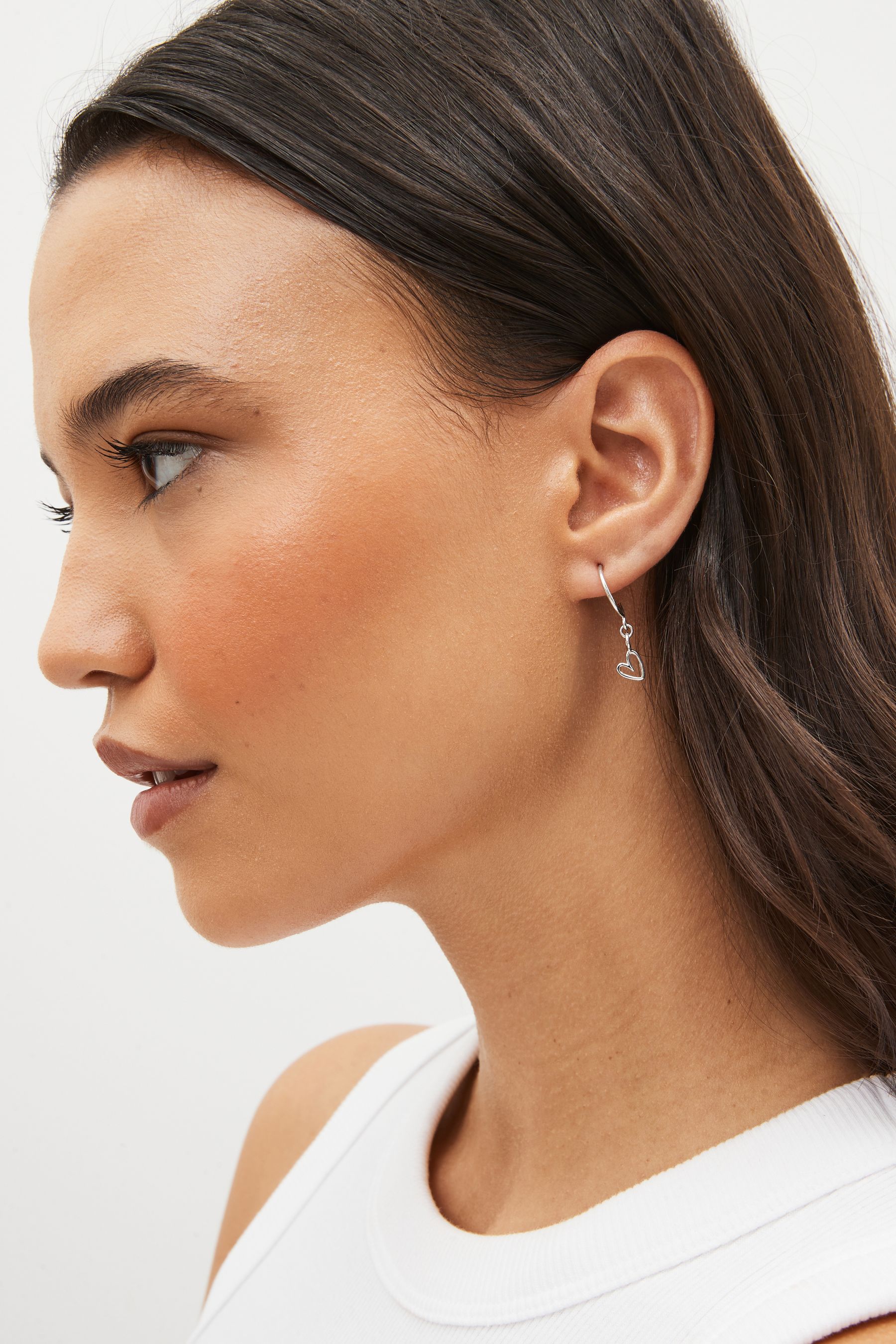 Next heart earrings deals