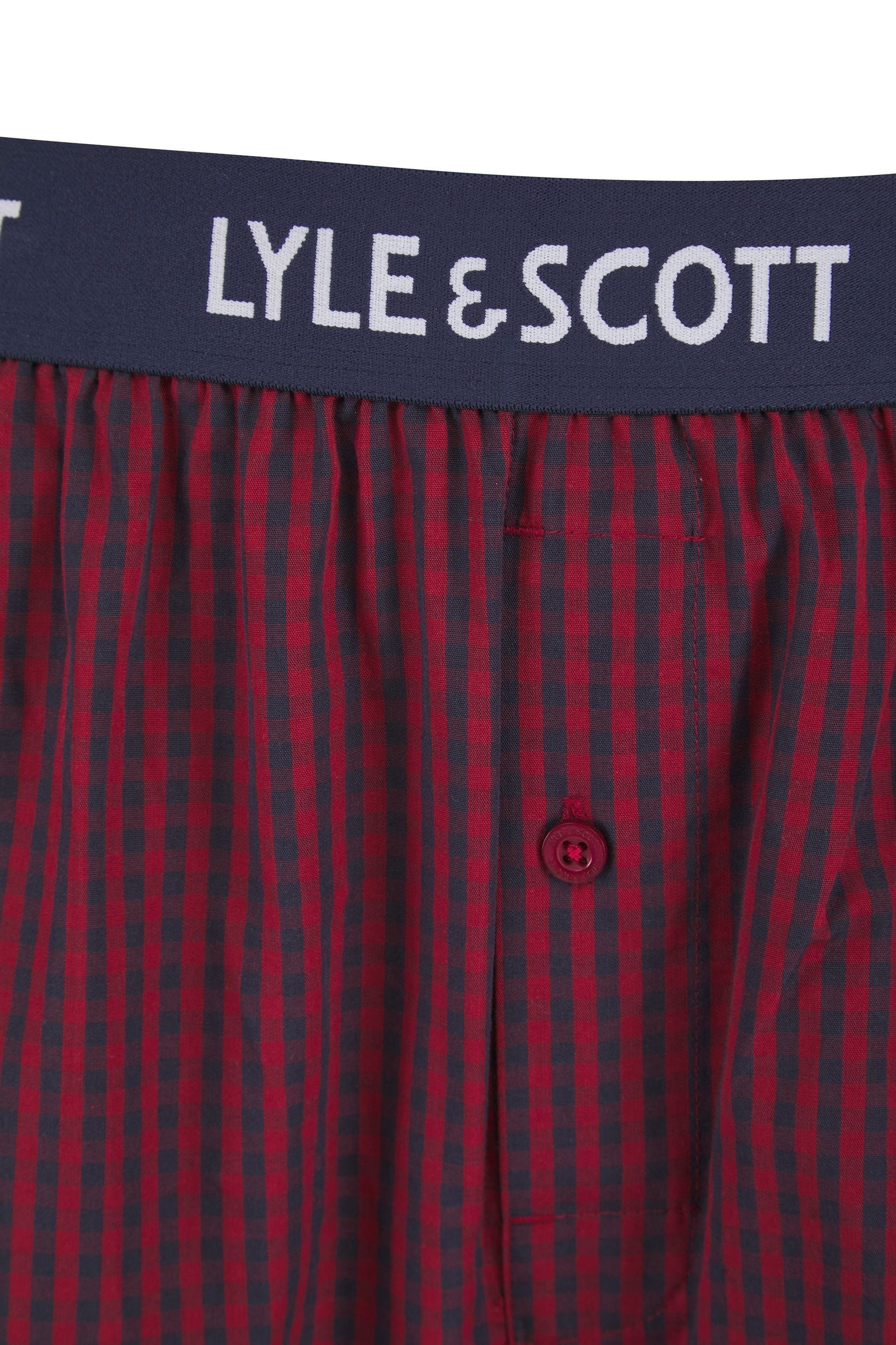 Buy Lyle Scott Red Kyle Loungewear Set from Next Kuwait