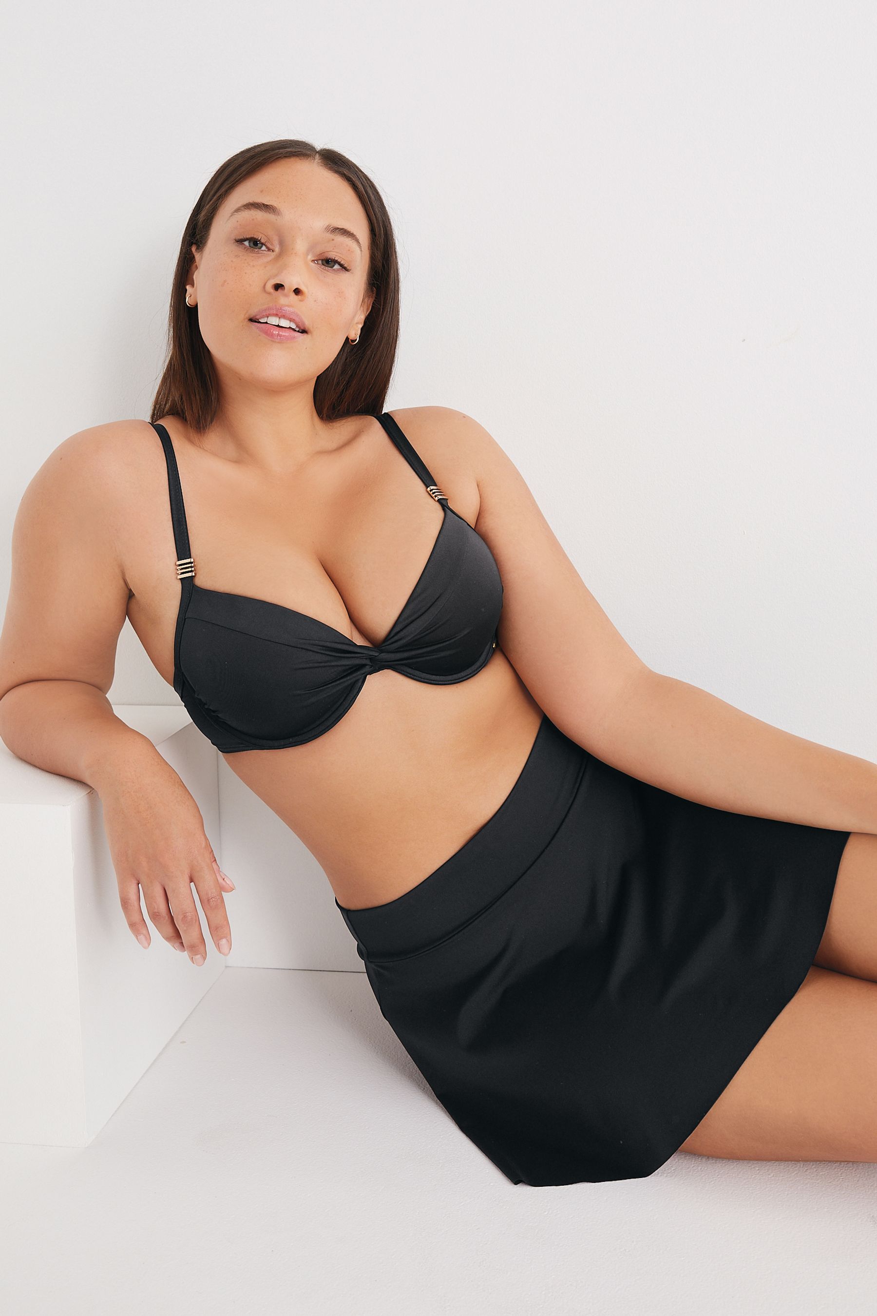 Buy Black Swim Skirt Bikini Bottoms from the Next UK online shop