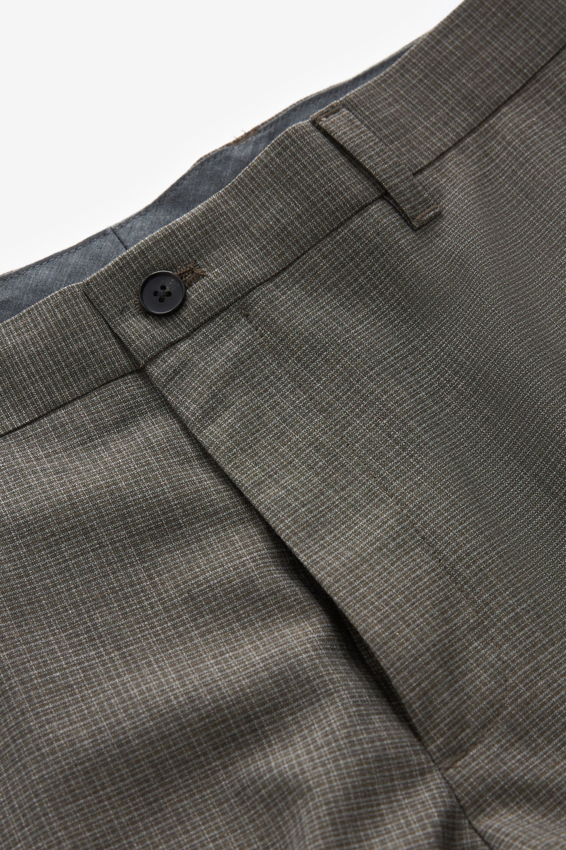 Neutral Textured Smart Trousers - Image 6 of 8