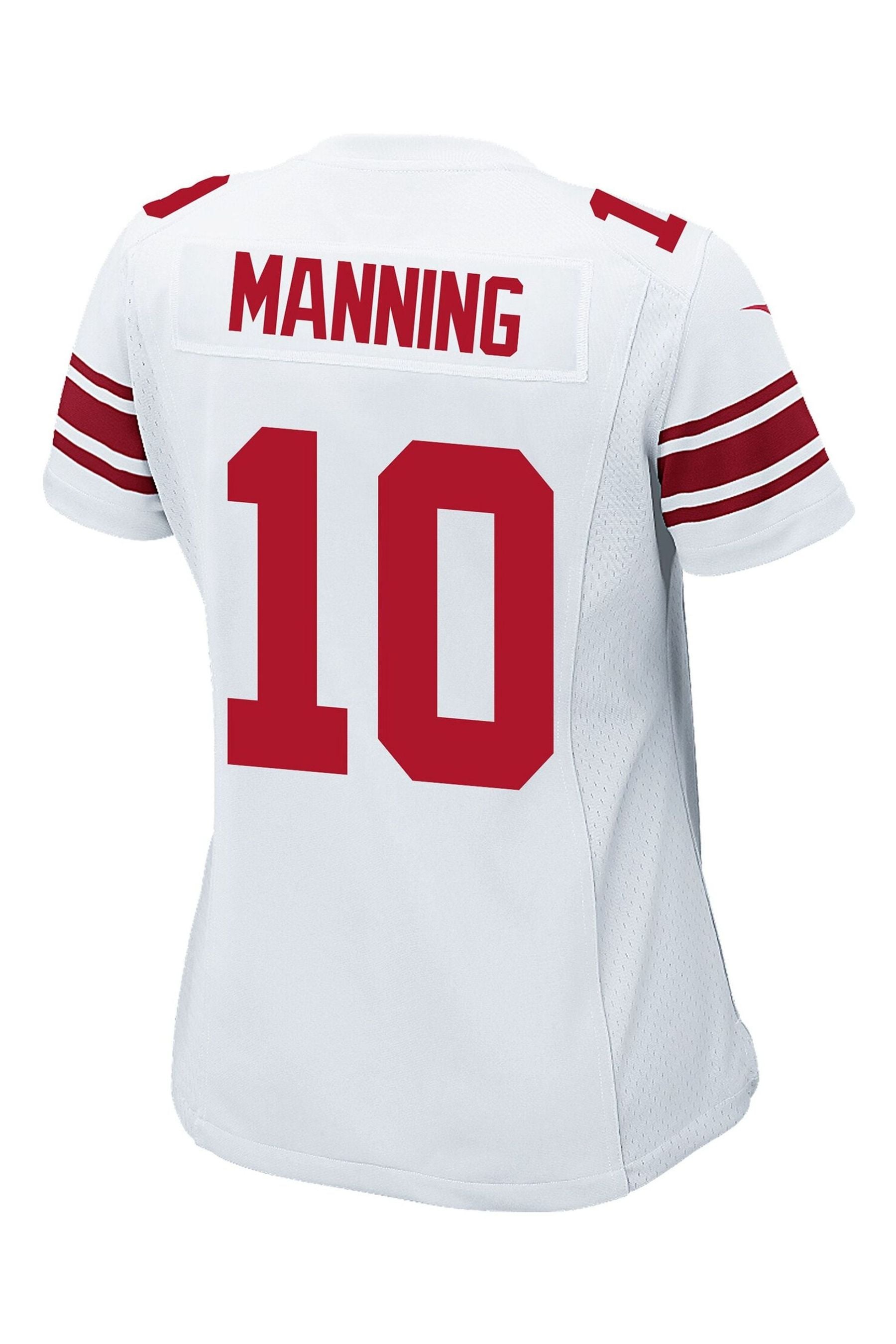 Buy Nike White NFL New York Giants Road Game Jersey Eli Manning Womens from the Next UK online shop