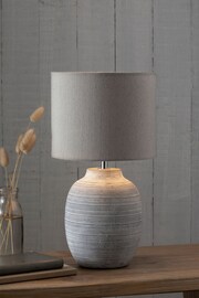 Grey Fairford Small Table Lamp - Image 1 of 5