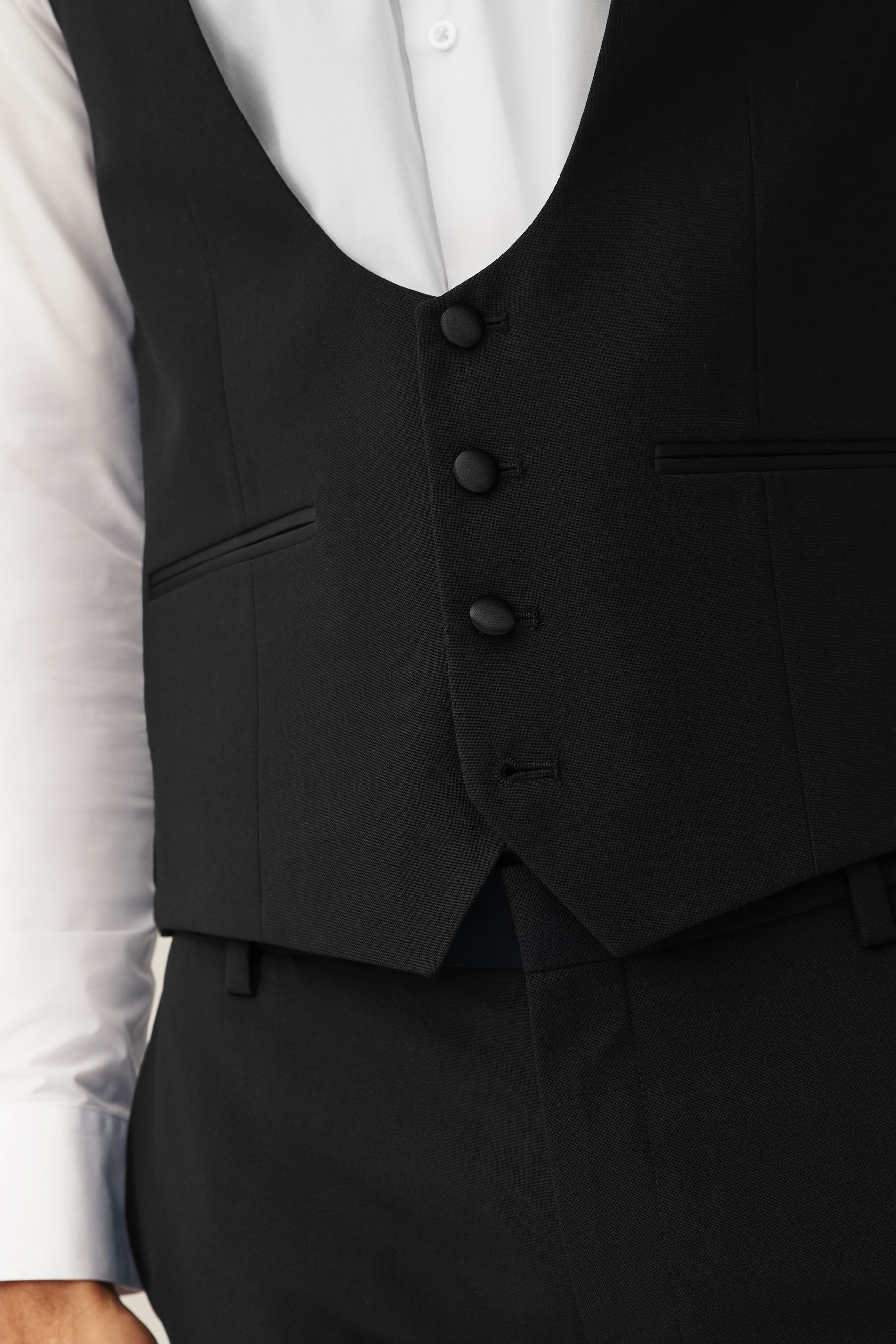Black low cut waistcoat new arrivals