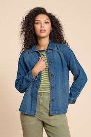 White Stuff Blue Eden Denim Jacket - Image 1 of 8