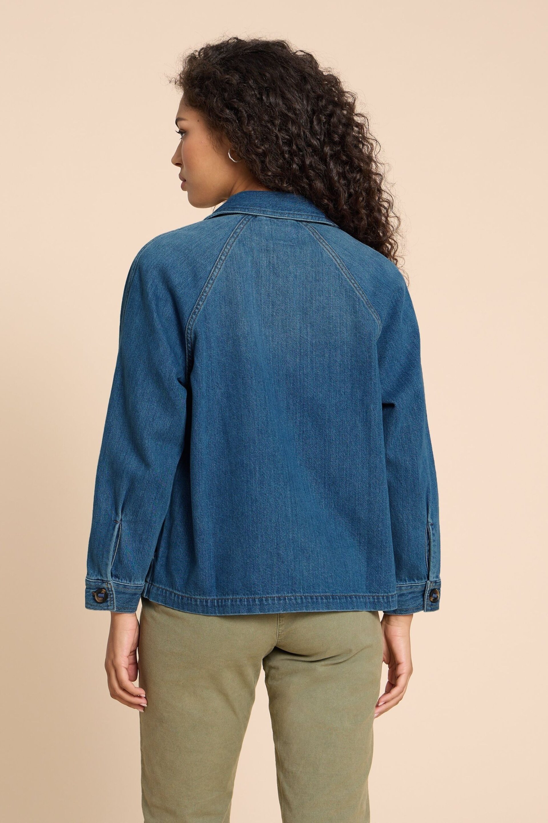 White Stuff Blue Eden Denim Jacket - Image 2 of 8