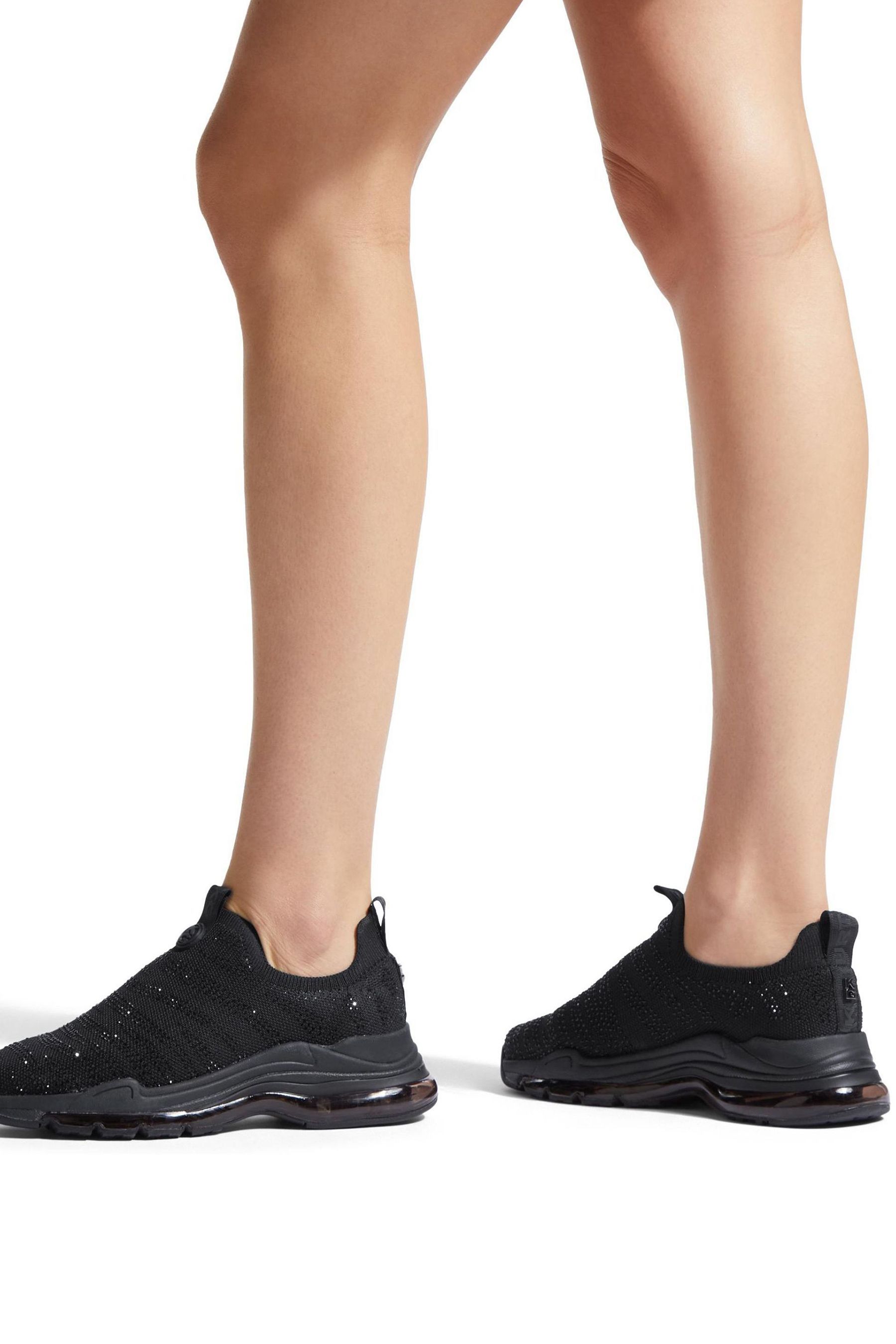 KG Kurt Geiger Legit Slip On Bling Black Trainers