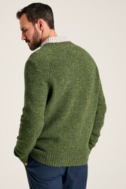 Joules Glenbay Green Crew Neck Knitted Jumper - Image 4 of 8