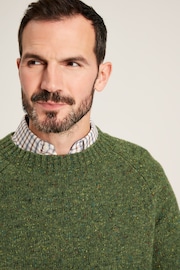 Joules Glenbay Green Crew Neck Knitted Jumper - Image 6 of 8