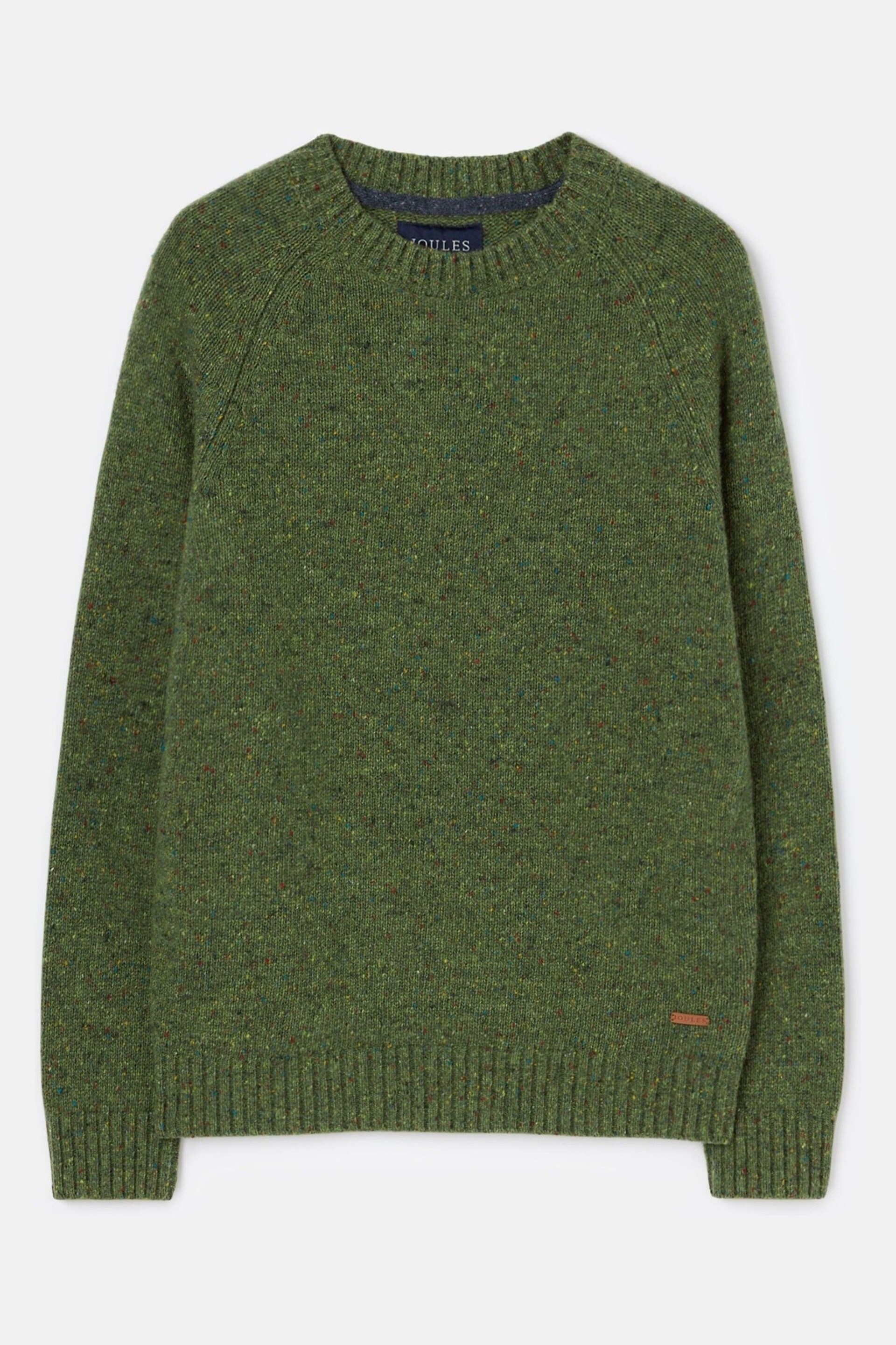 Joules Glenbay Green Crew Neck Knitted Jumper - Image 8 of 8