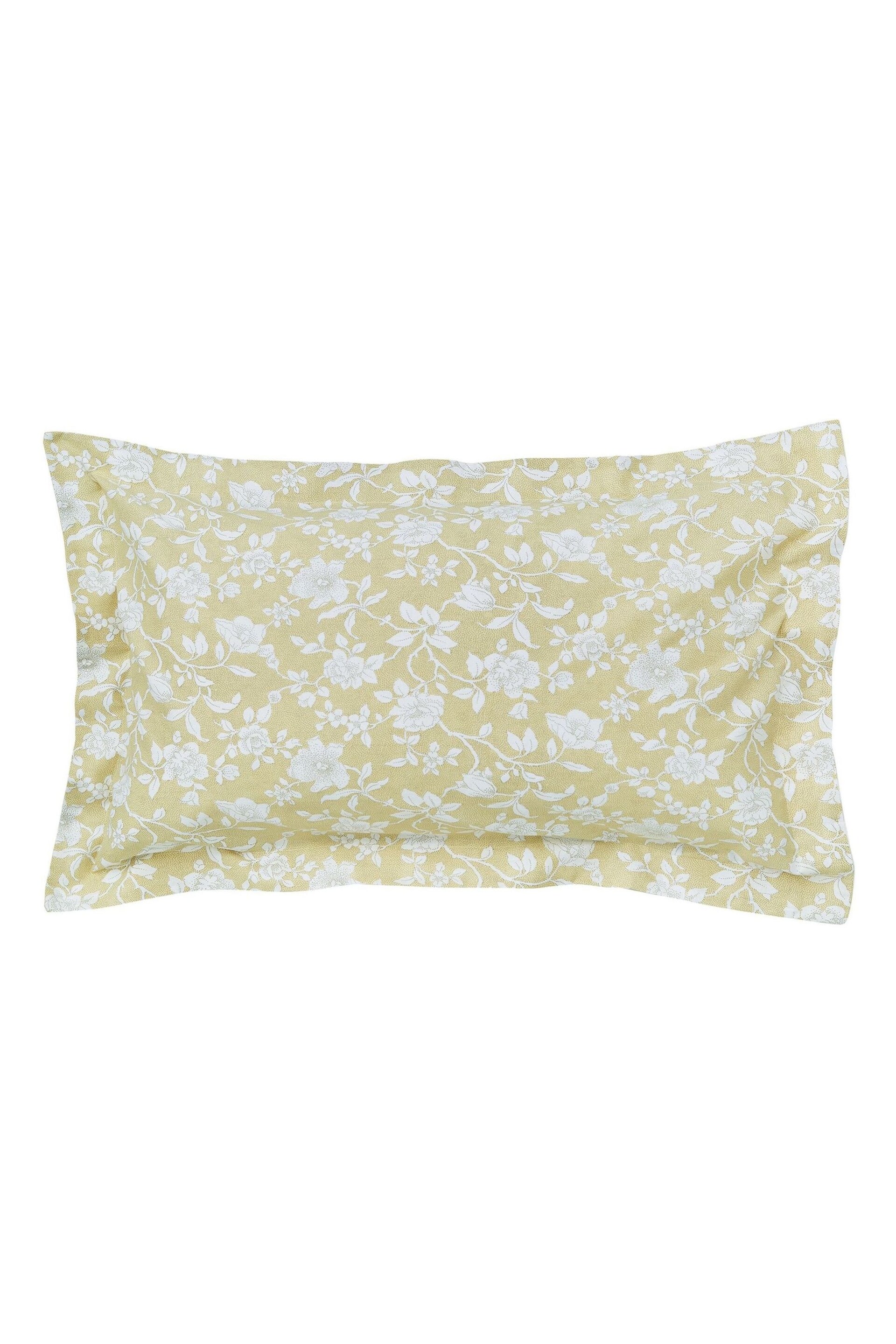 Helena Springfield Yellow Melforde Duvet Cover and Pillowcase Set - Image 3 of 4