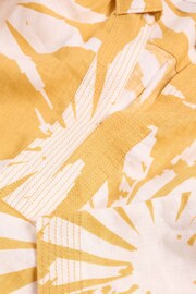 White Stuff Yellow Blaire Linen Tunic - Image 7 of 7