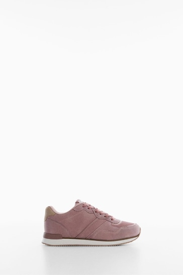 Mango Pink Laces Basic Sneakers