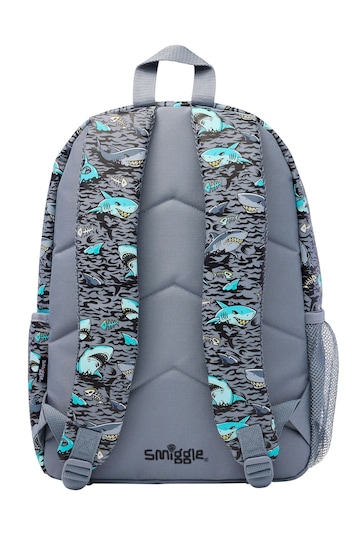 Smiggle Grey Wild Side Classic Attach Backpack
