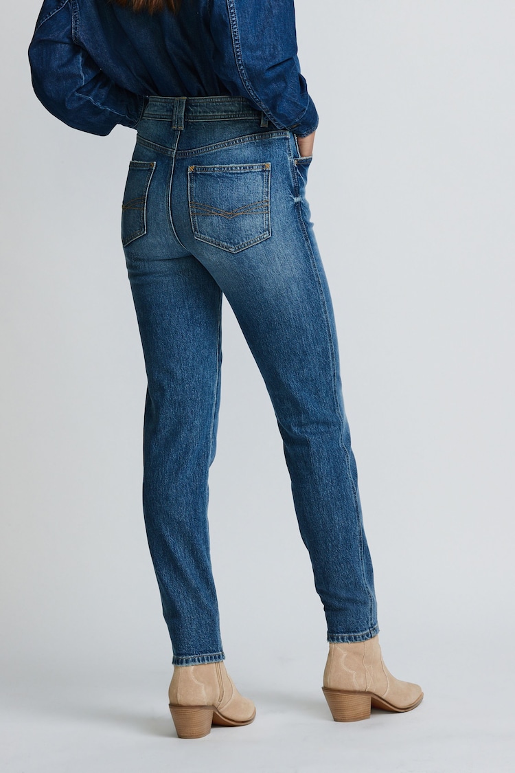 Dark Blue Mom Comfort Stretch Jeans - Image 2 of 6