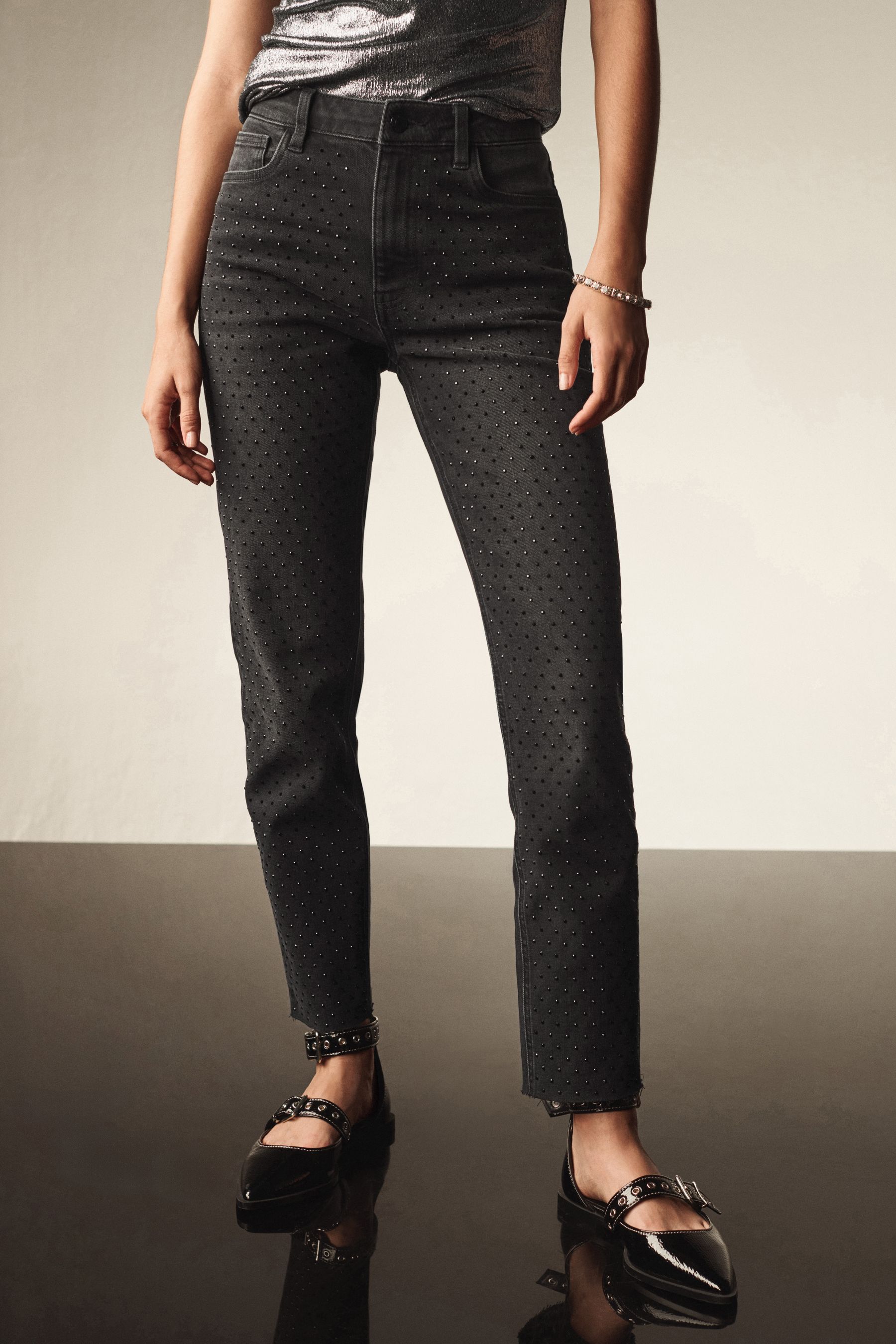 Raw hem jeans shop