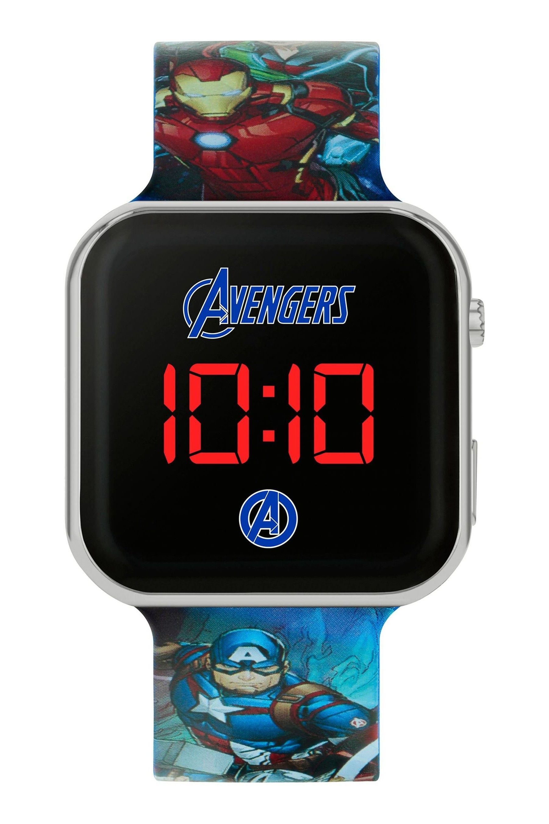 Buy Peers Hardy Disney Marvel Avengers Blue Strap LED Watch from the Next UK online shop