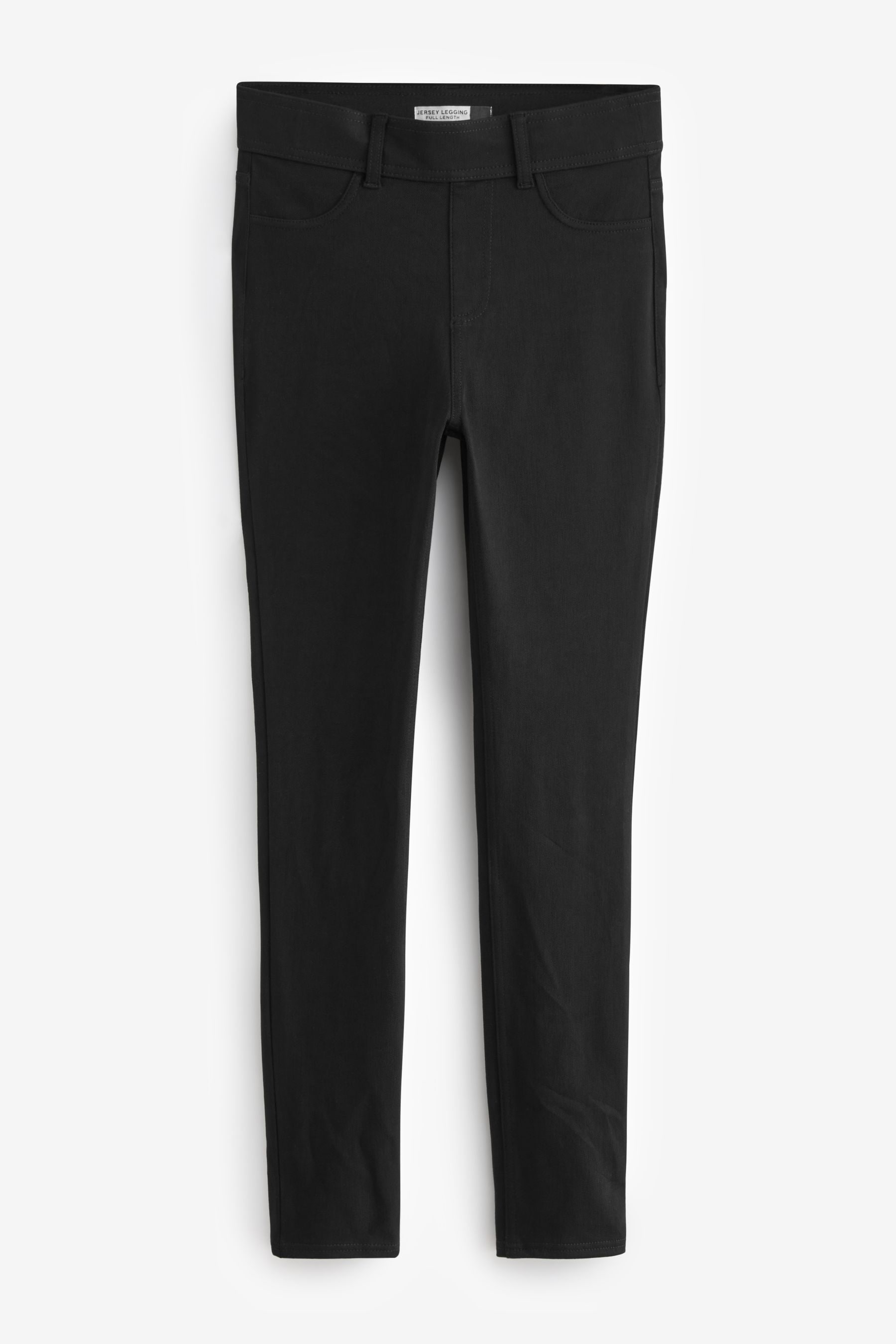 Buy Black Jersey Denim Leggings from the Next UK online shop
