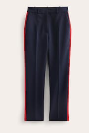 Boden Blue Kew Side Stripe Trousers - Image 6 of 6