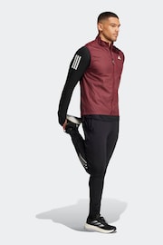 adidas Red Own the Run Gilet - Image 4 of 7