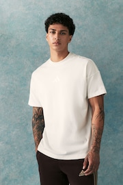 adidas White All SZN 100% Cotton T-Shirt - Image 1 of 6