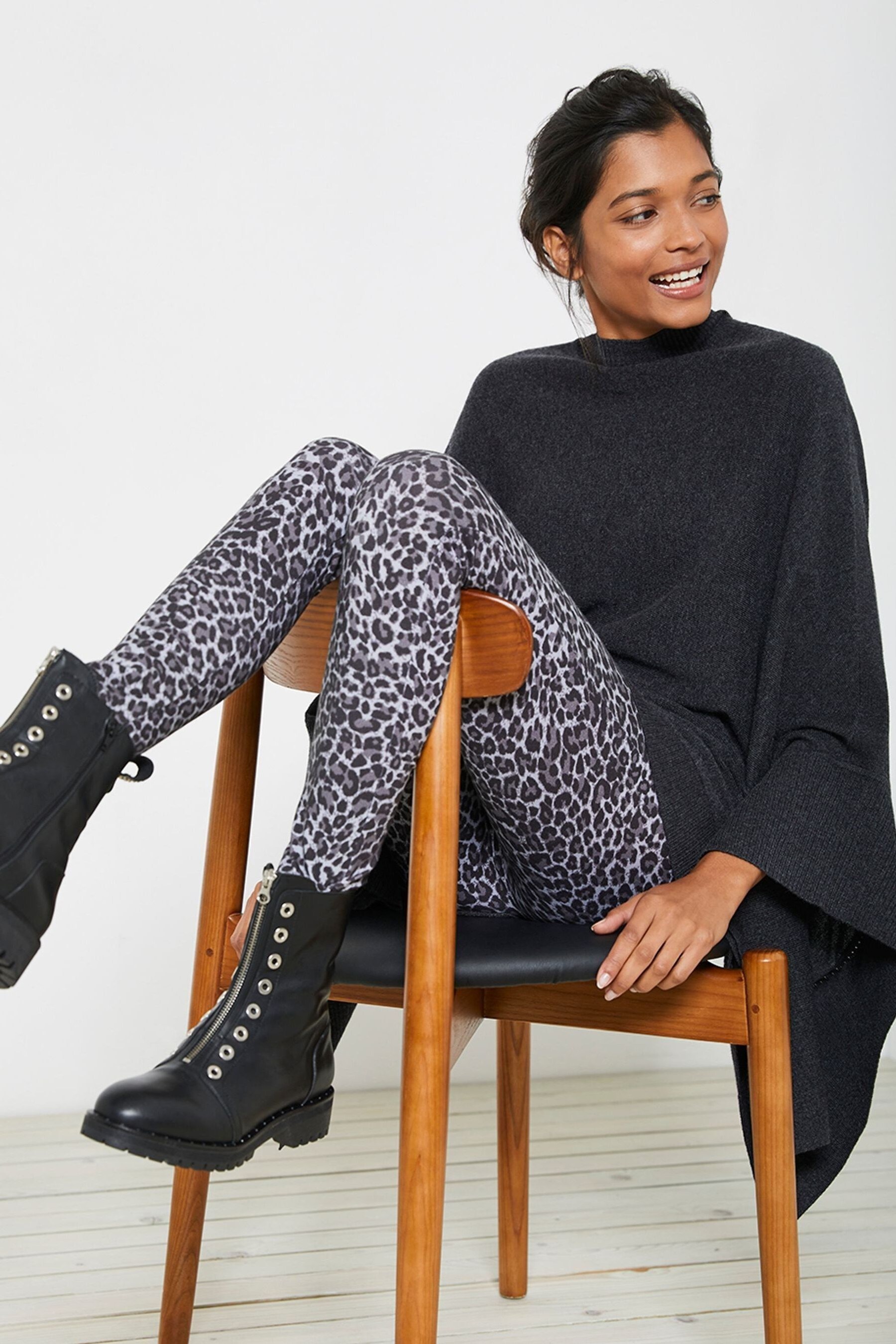 Next leopard print leggings sales