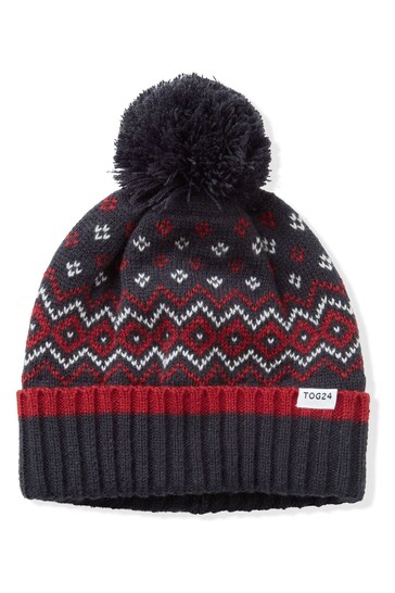 Tog 24 Blue/Red Cawley Knitted Hat