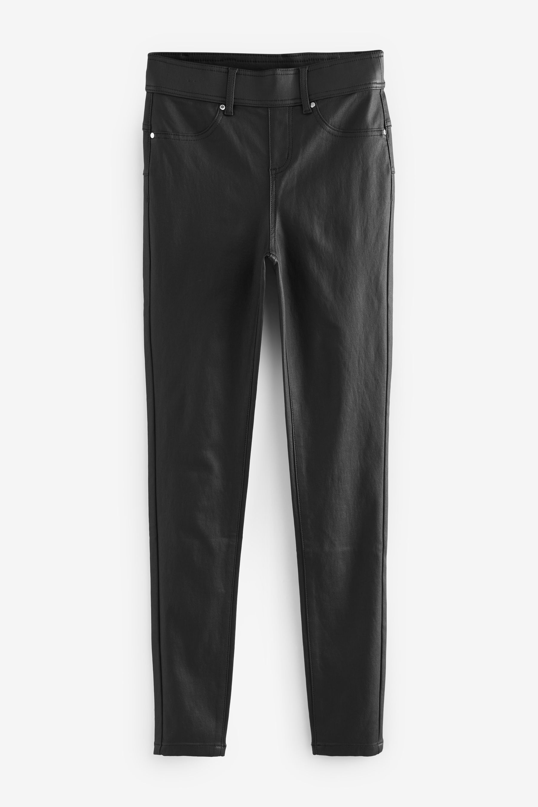 Pull on coated leggings shop