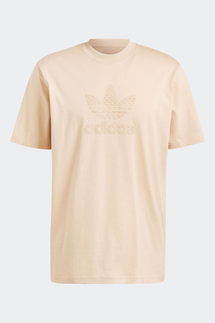 adidas originals Brown 100% Cotton T-Shirt - Image 7 of 7