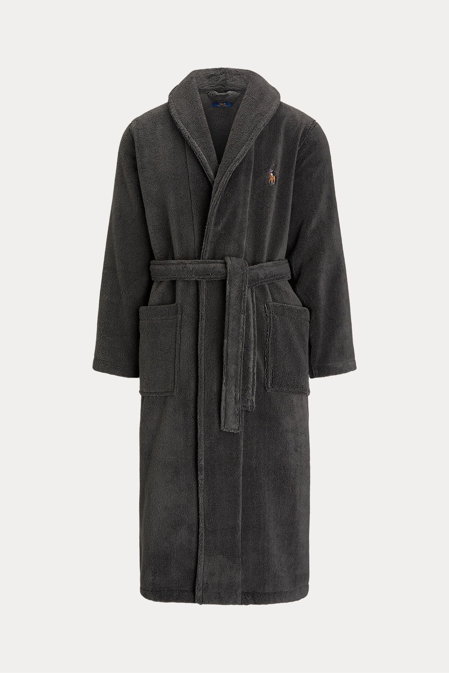Buy Polo Ralph Lauren Dark Grey 100 Cotton Shawl Collar Terry Robe from Next Czech Republic