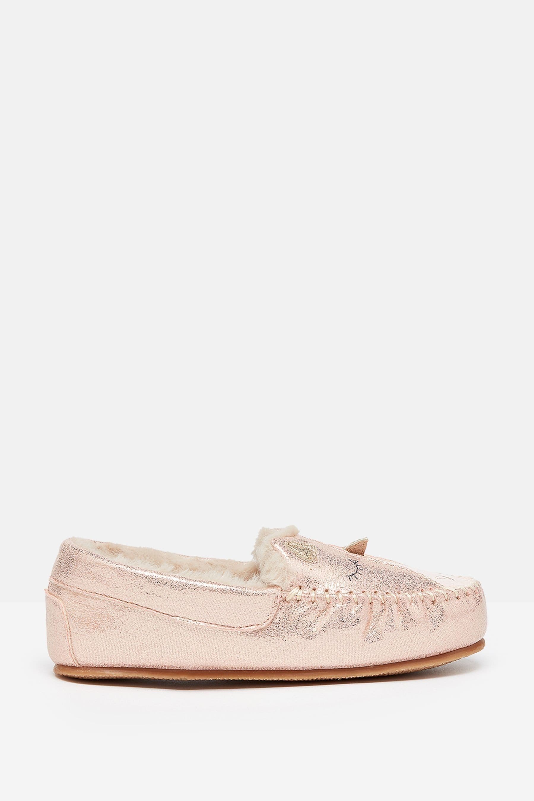 Buy Joules Girls Quinn Pink Unicorn Slippers from Next USA