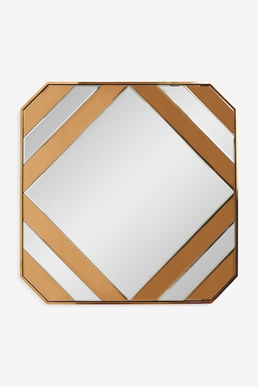 Rockett St George Copper Square Mirror