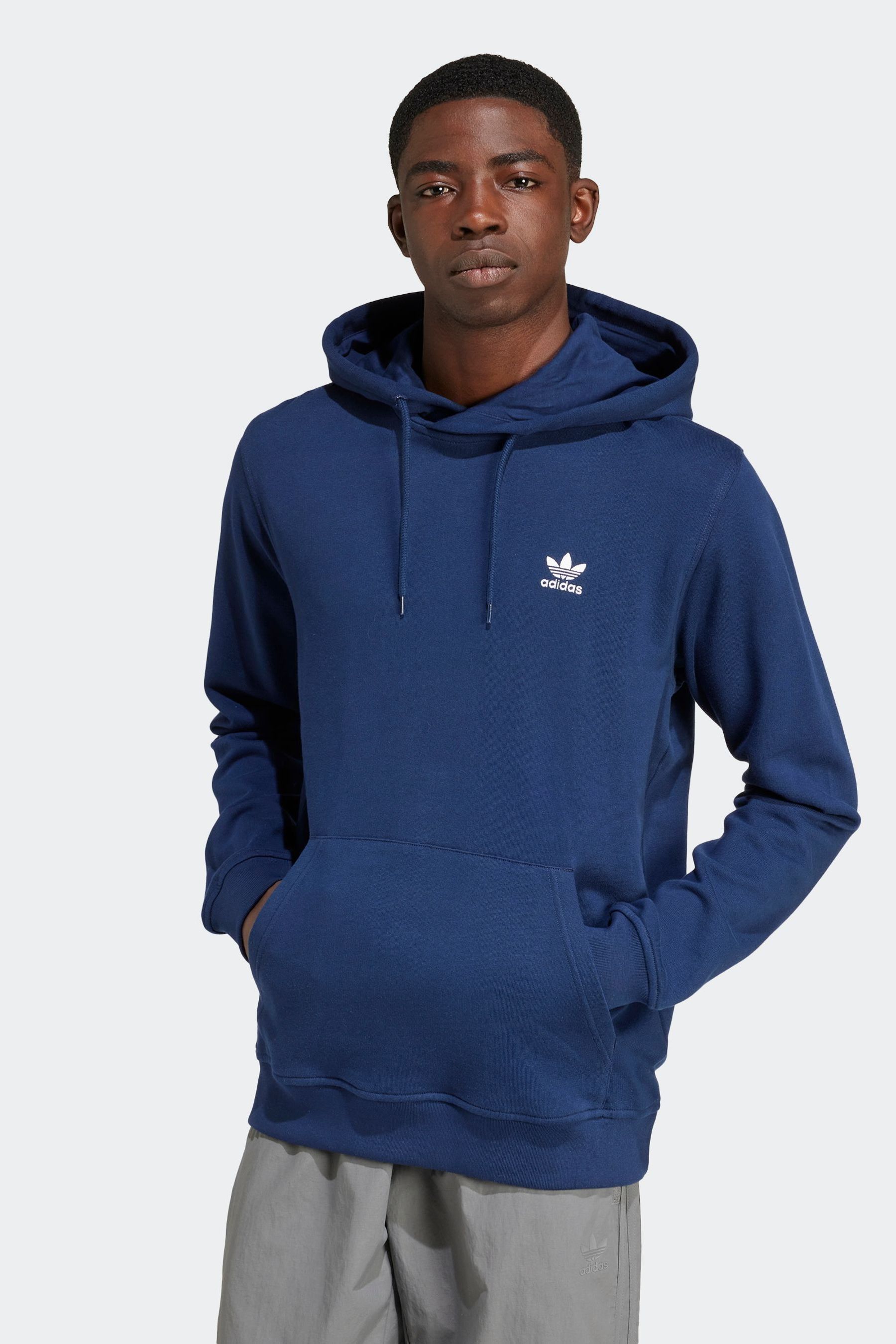 Blue adidas hoodie sales