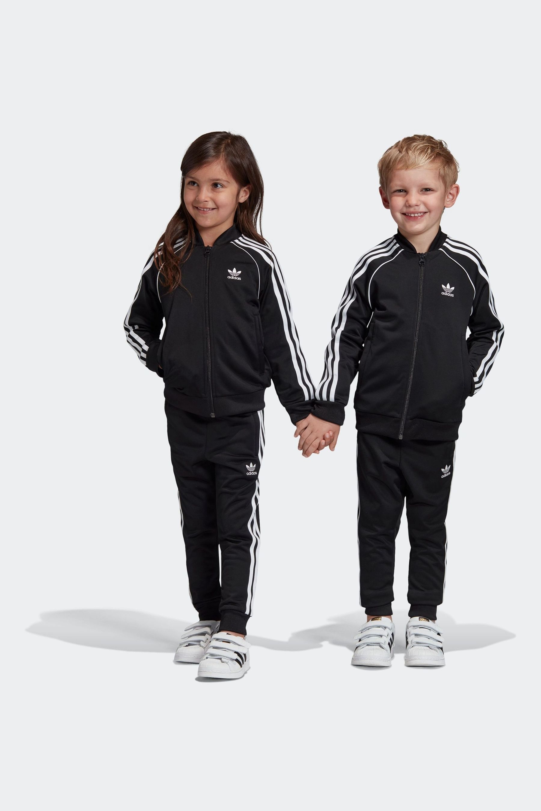 Buy adidas Originals Black Little Kids Superstar Tracksuit from the Next UK online shop
