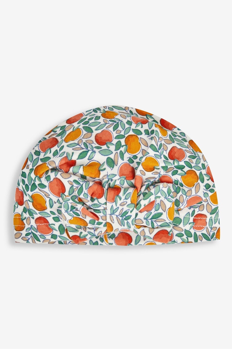 JoJo Maman Bébé Cream 2-Pack Printed Turbans - Image 2 of 6