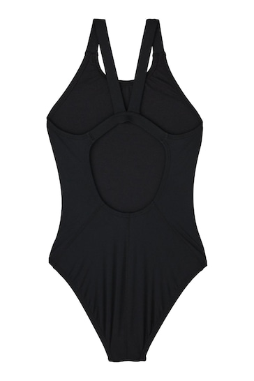 Nike Black Nike Swim Hydrastrong Solid Swimsuit