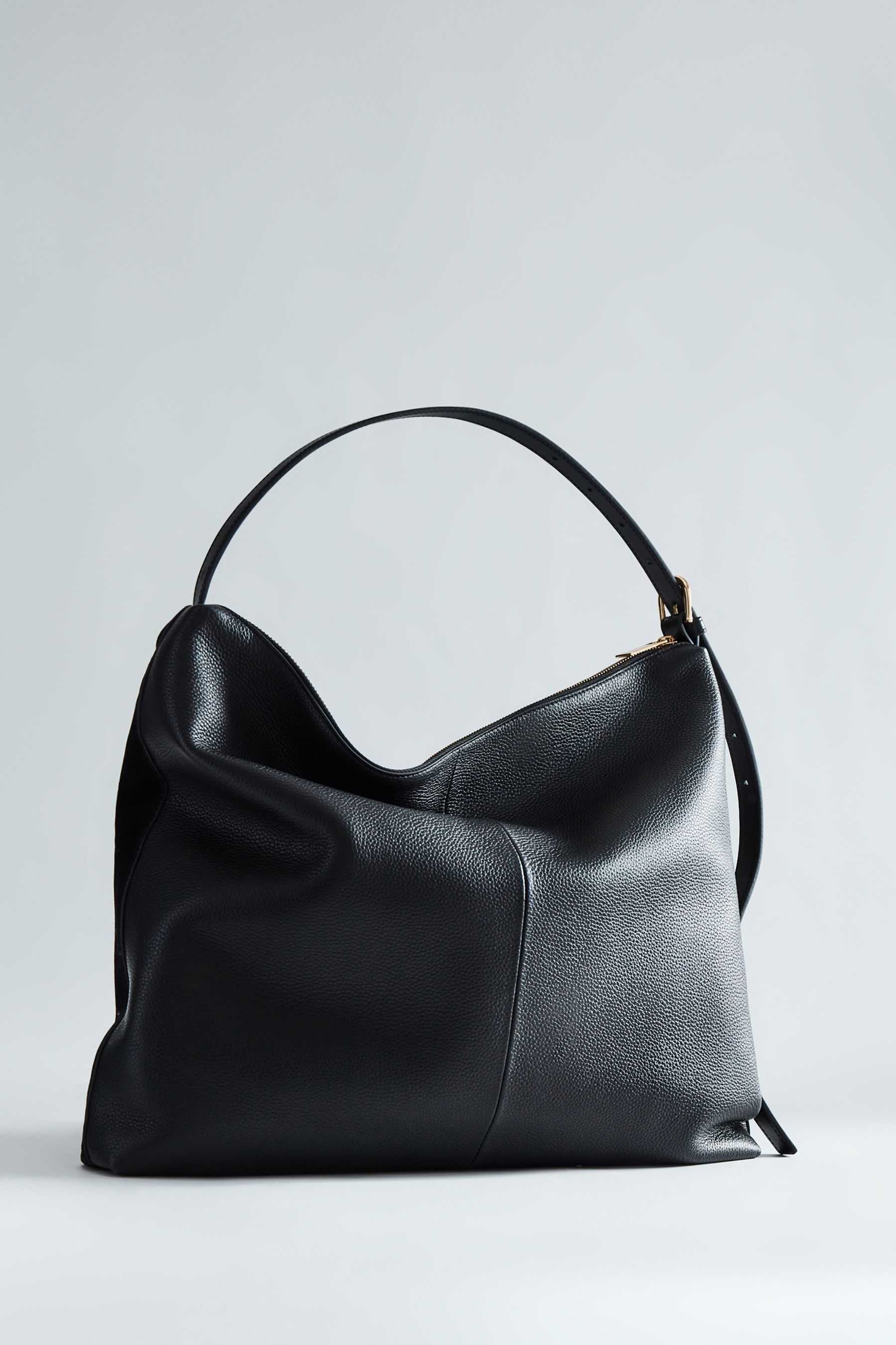 Buy Reiss Black Vigo Leather Suede Handbag from the Next UK online shop