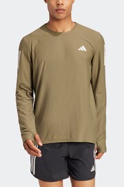 adidas Own the Run Long Sleeve Top - 圖片 3，共 7