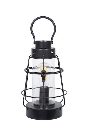 Pacific Black Lantern Table Lamp