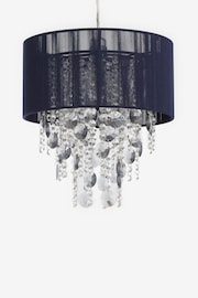 Navy Palazzo Easy Fit Pendant Lamp Shade - Image 6 of 8