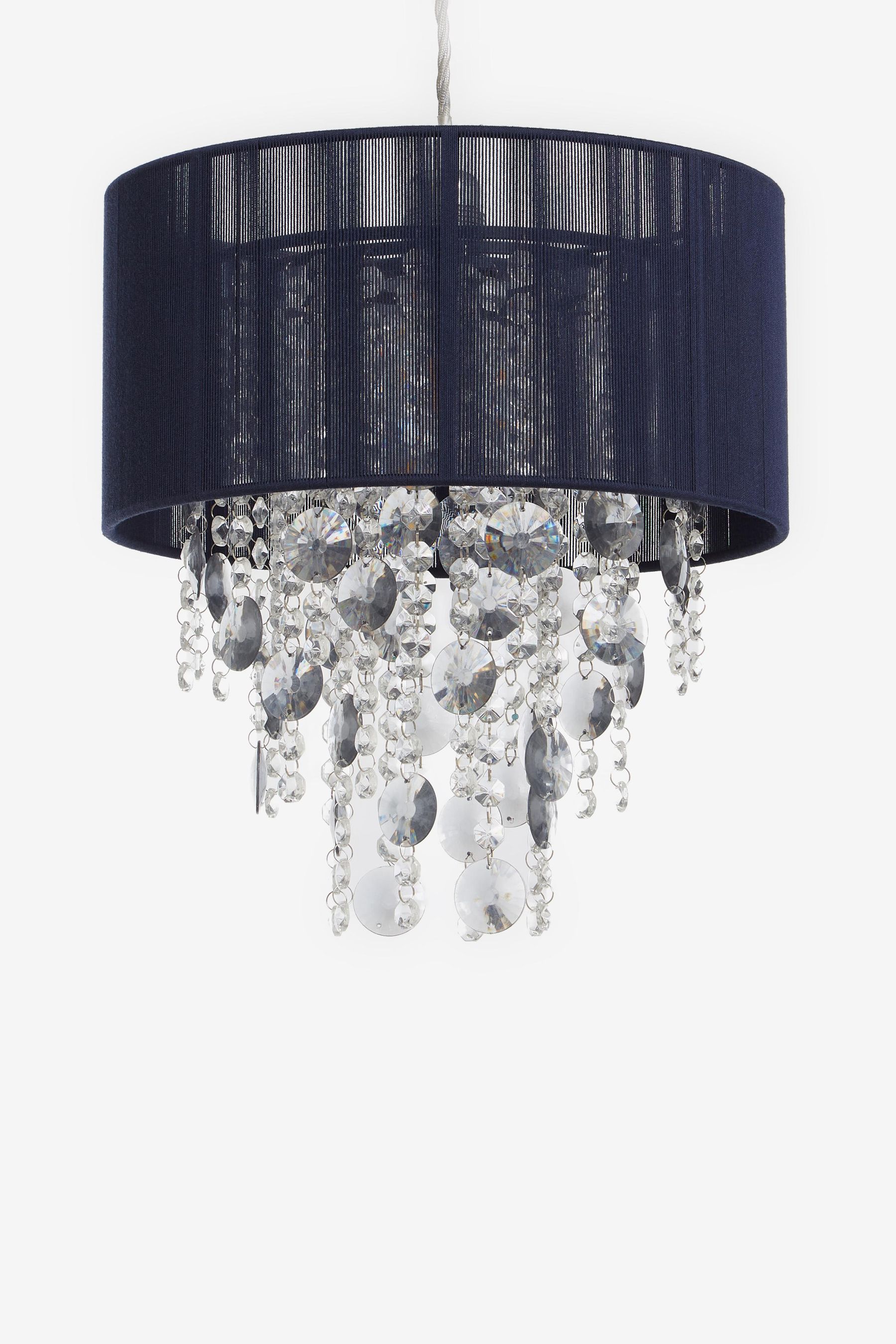 Buy Navy Palazzo Easy Fit Pendant Lamp Shade from the Next UK