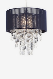 Navy Palazzo Easy Fit Pendant Lamp Shade - Image 7 of 8