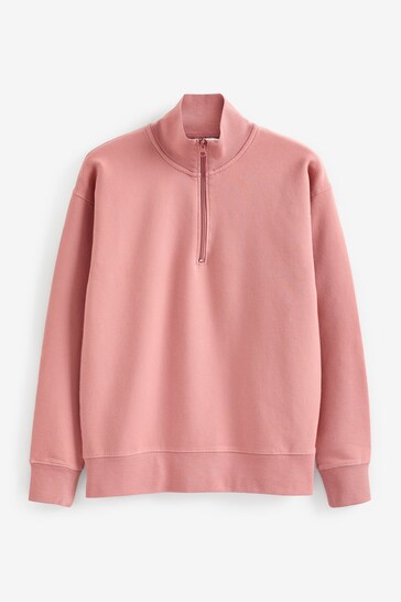 Baukjen Pink Brooklyn Organic Zip Sweatshirt