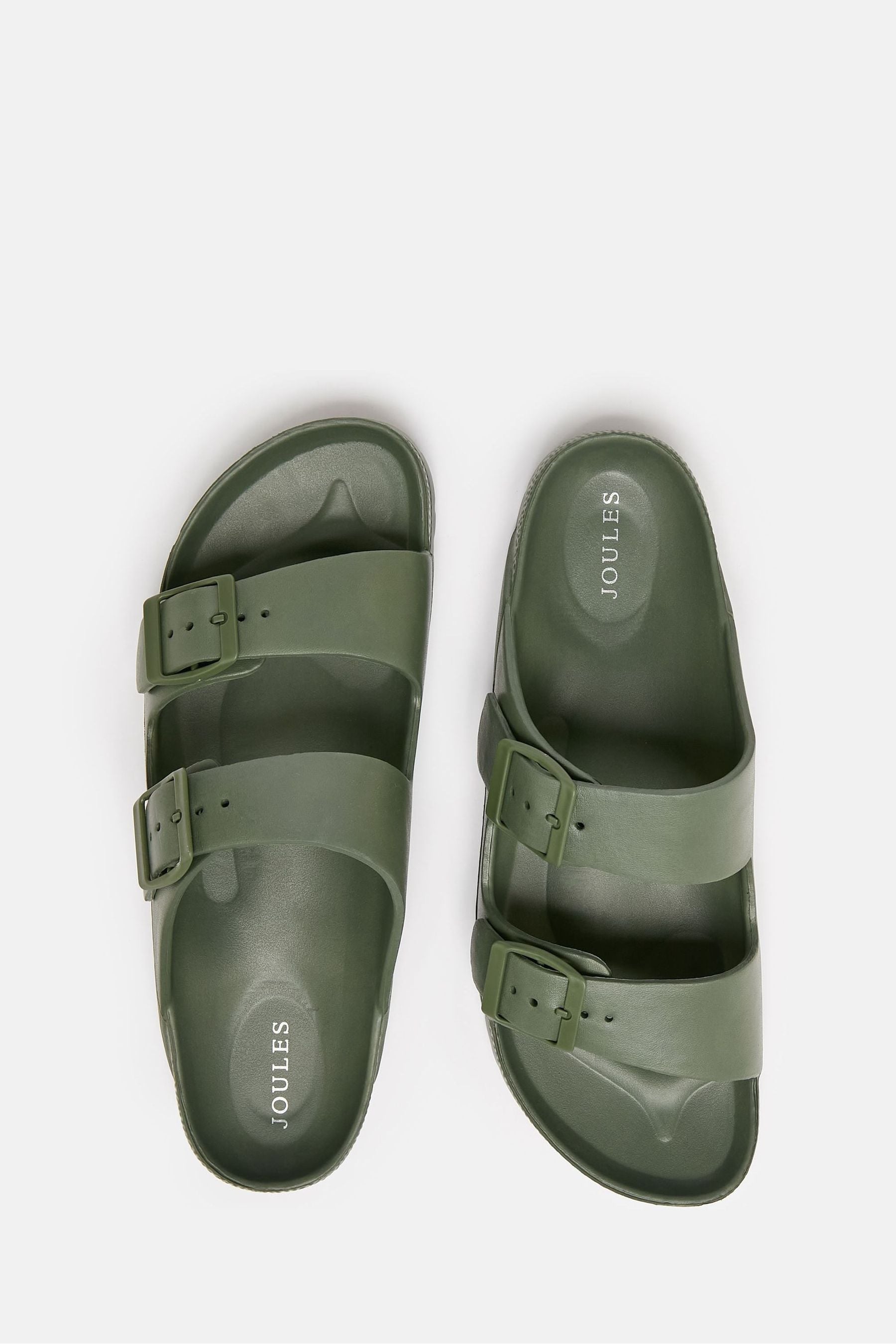 Buy Joules Sunseeker Khaki Green EVA Rubber Sliders from Next USA
