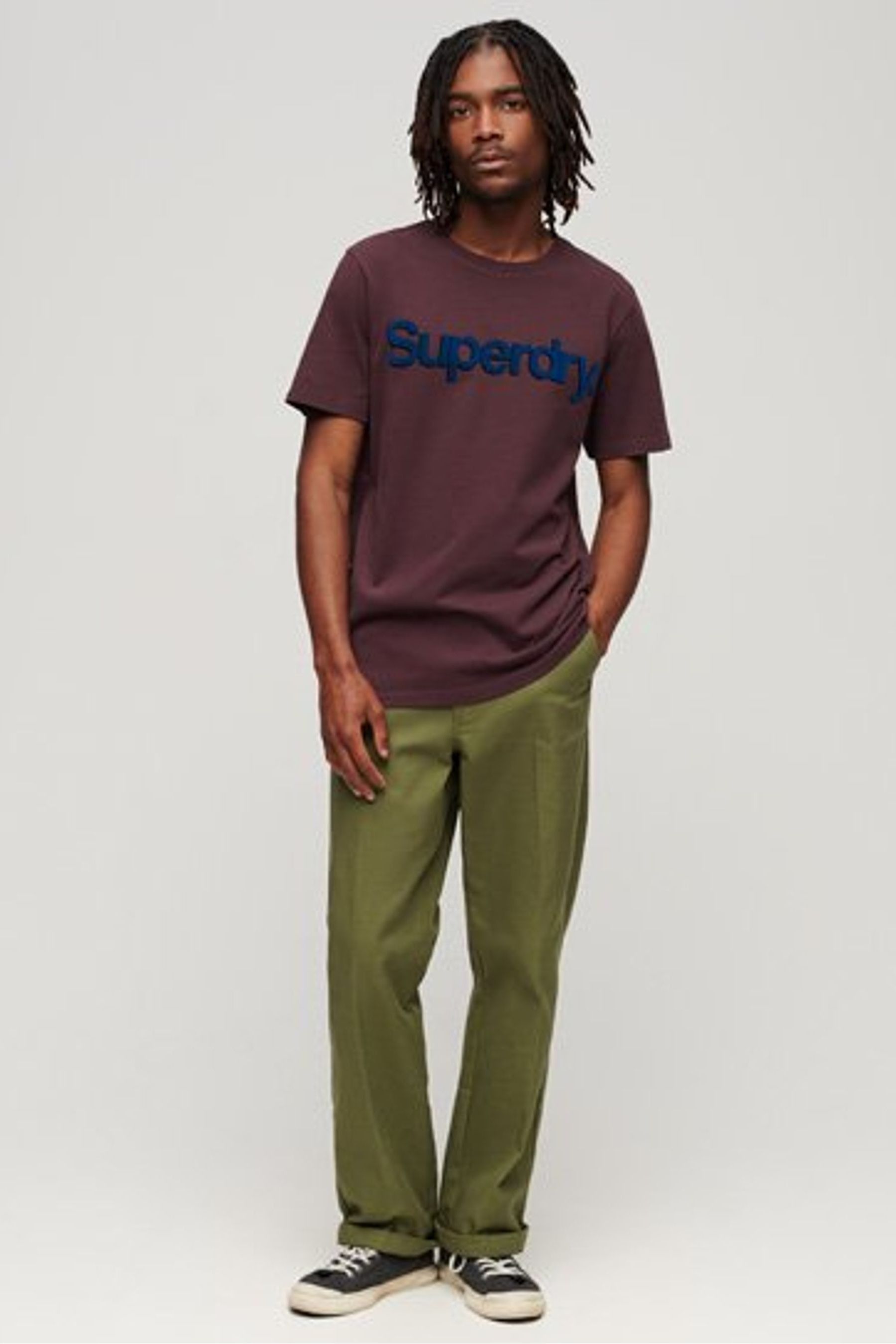 Buy Superdry Red Core Logo Classic T Shirt from the Next UK online