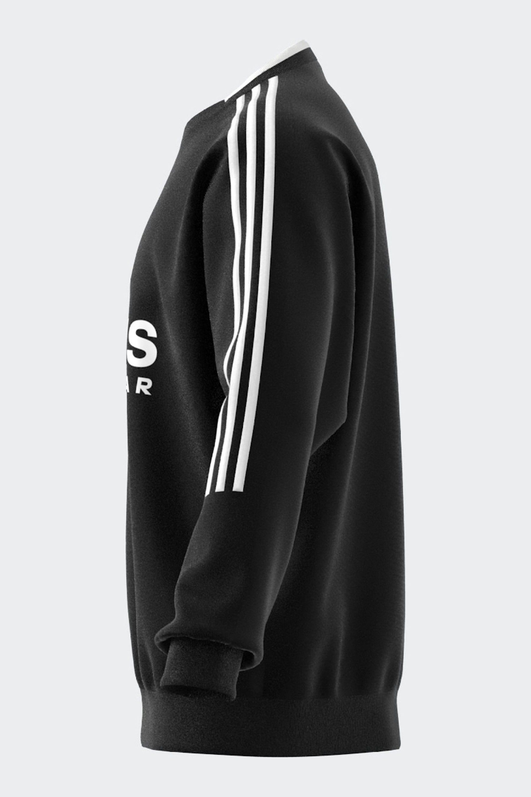 Buy adidas Black House of Tiro Fleece Sweatshirt from Next Luxembourg
