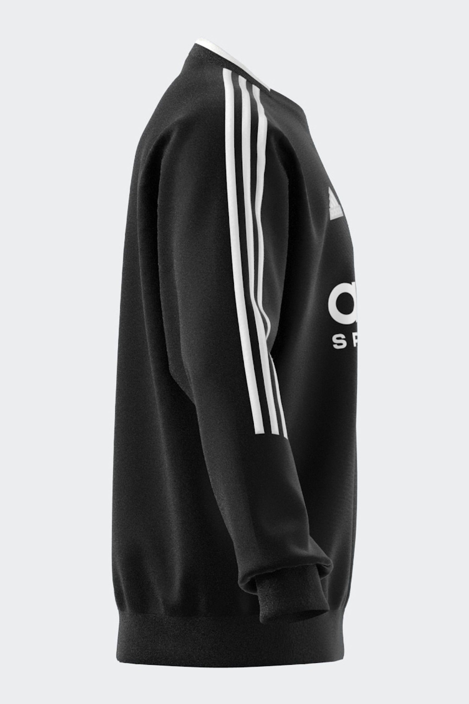 Buy adidas Black House of Tiro Fleece Sweatshirt from Next Luxembourg