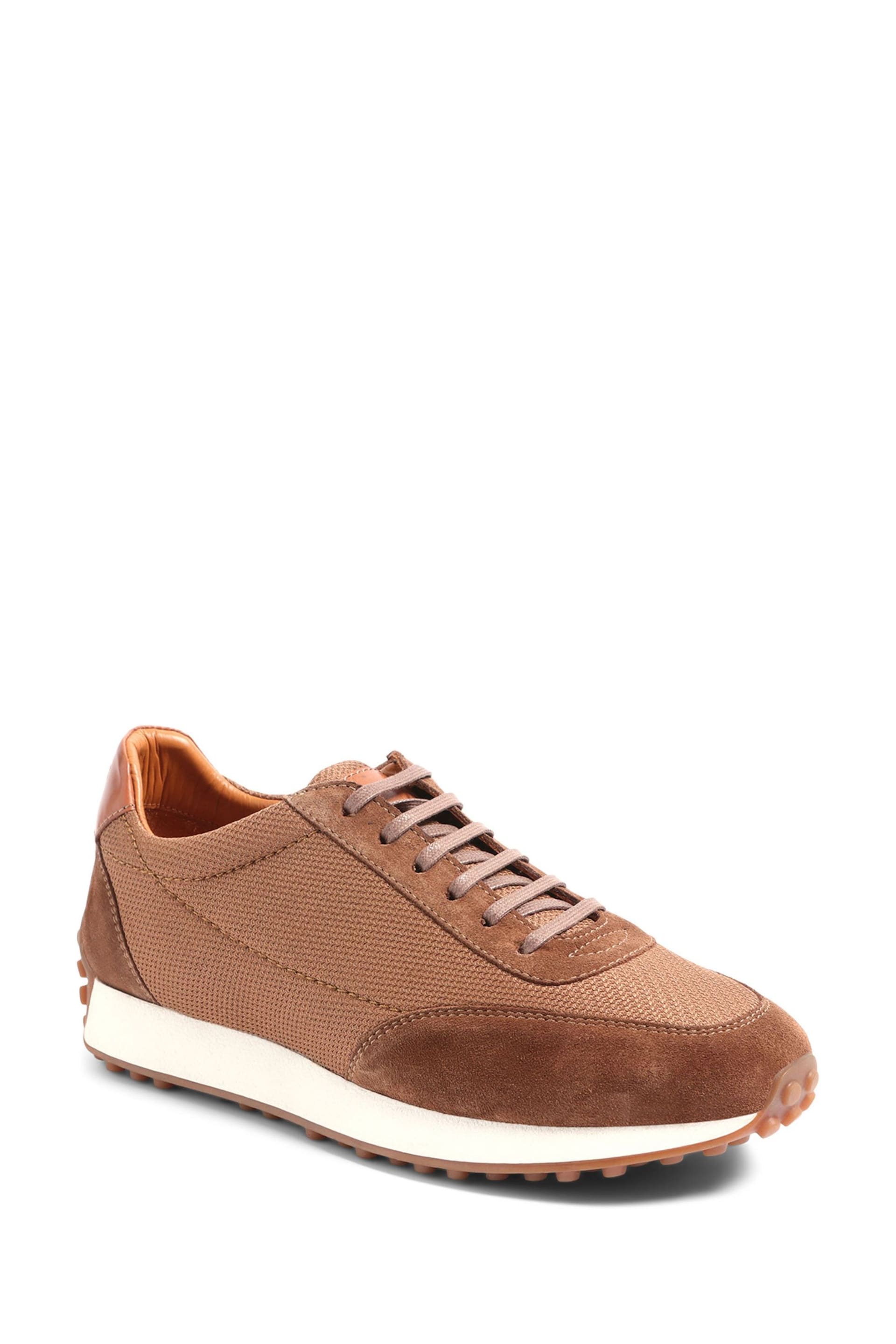 Jones Bootmaker Southend Smart Leather Trainers - Image 2 of 4
