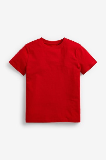 Red/White/Navy Short Sleeves T-Shirts 4 Pack (3-16yrs)