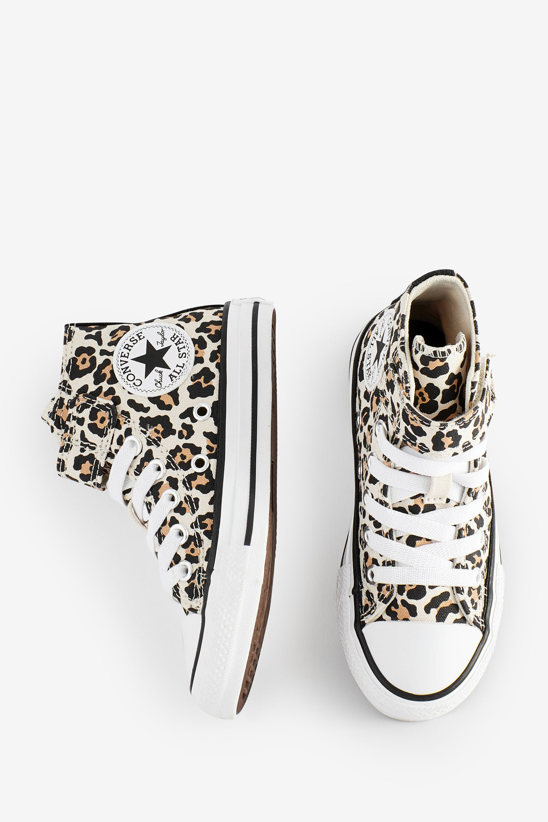 Junior leopard print converse store