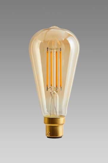 4W LED BC Retro Pear Dimmable Light Bulb